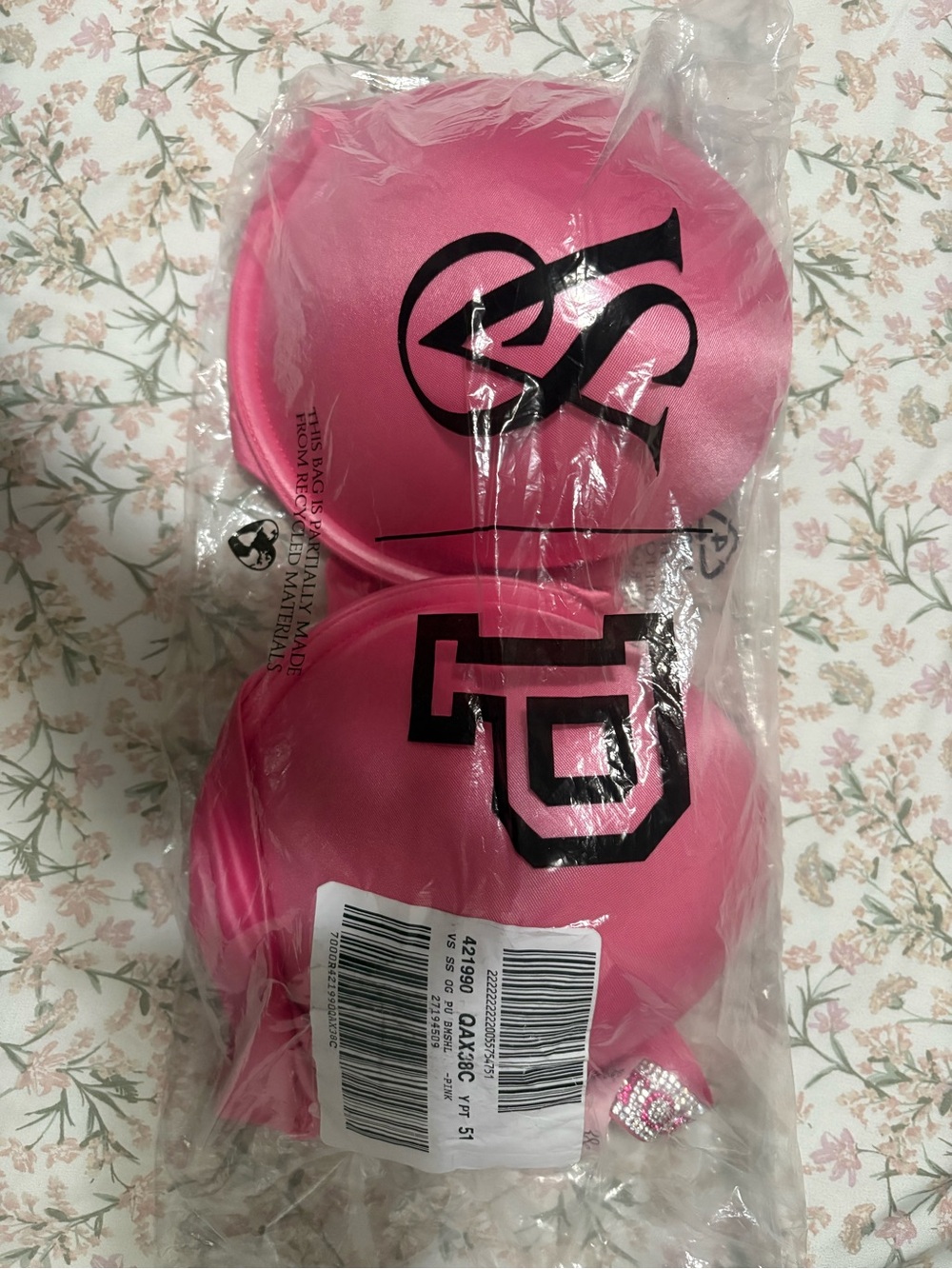 Victoria's Secret Hot Pink Bra